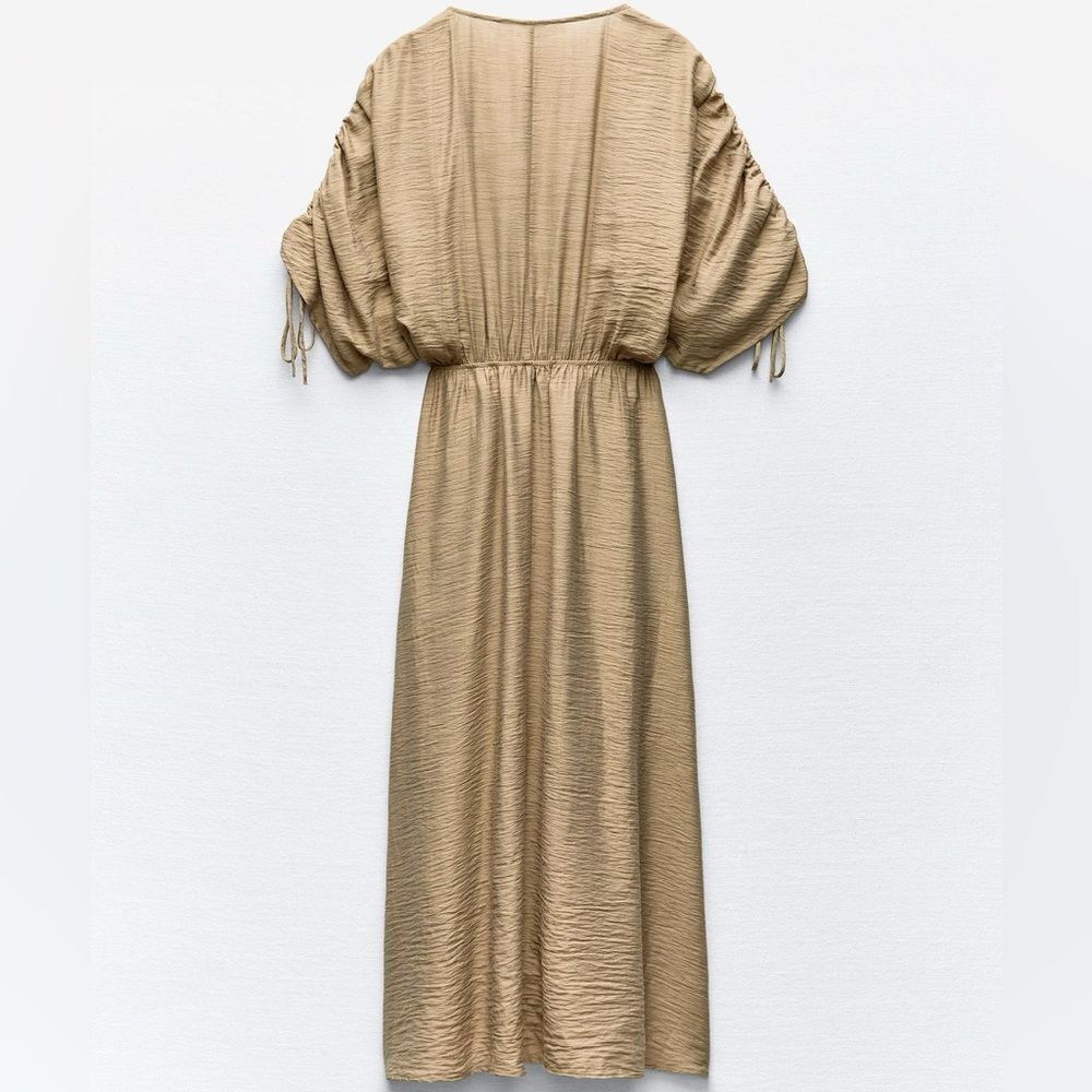 ZARA MIDI TUNIC DRESS
LIGHT KHAKI GREEN - Picture 8 of 13